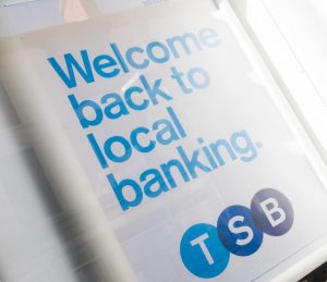 TSB Welcome back to local banking