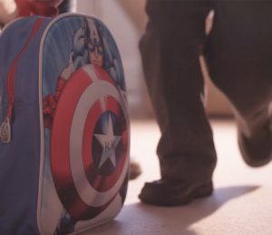 Memory Huddle boys Captain America bag